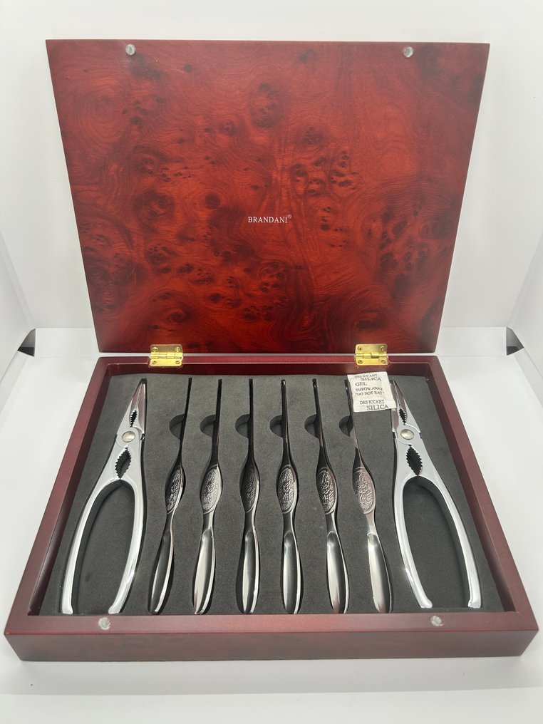 Brandani - Faqueiro (8) - Aço - Set per crostacei #1.0