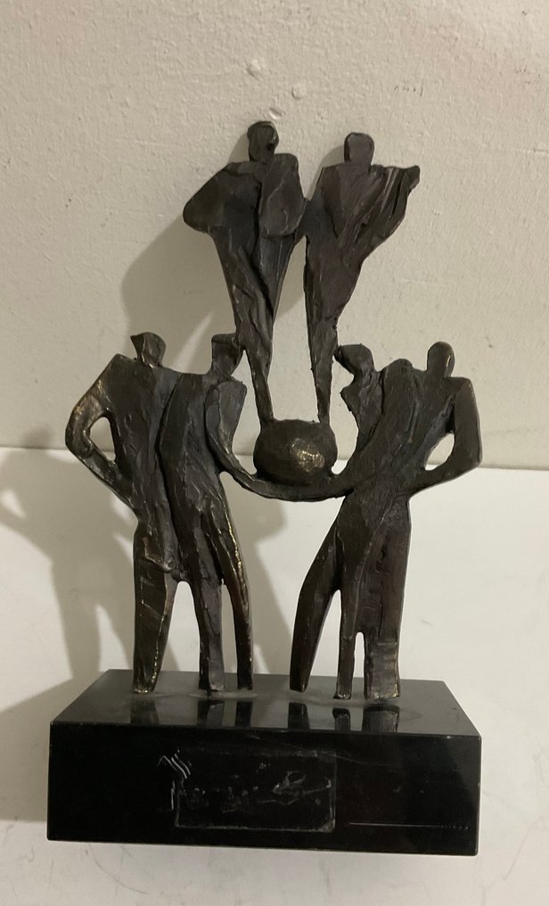 Statue, Zes personen - 29.5 cm - Métal galvanisé #3.2