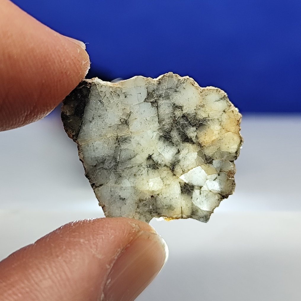 Διαφανές!!! Φέτα Γάββρο Σεληνιακού Μετεωρίτη. ADRAR 013 (Αλγερία, 2023) -p. ζευγαρωμένο-. ΧΩΡΙΣ ΤΙΜΗ ΕΚΚΙΝΗΣΗΣ! - 1.4 g #1.0