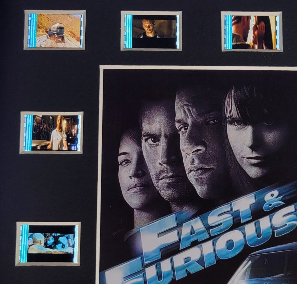 Fast and Furious 4 - Framed Film Cell Display with COA #2.1
