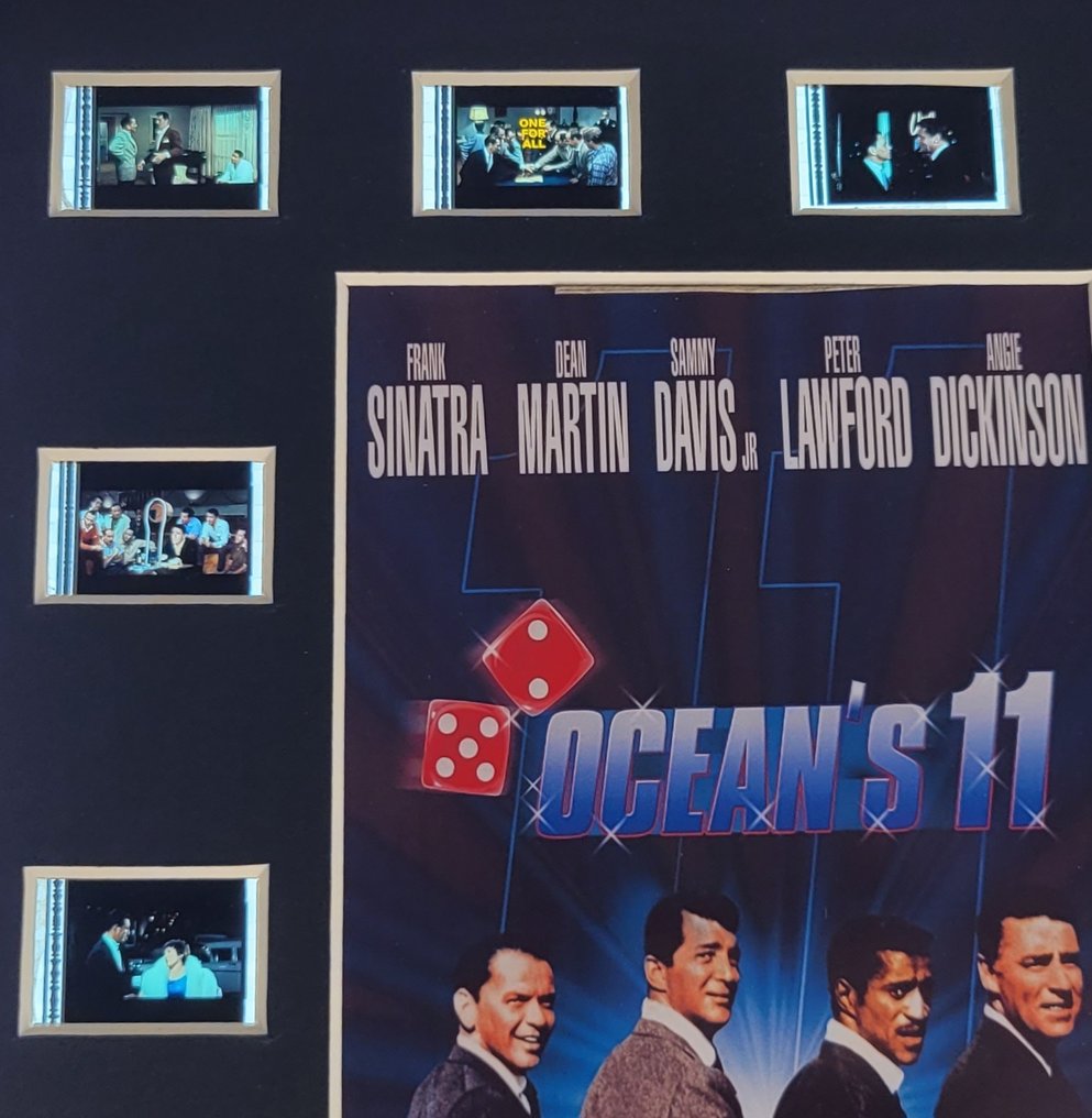Frank Sinatra - Dean Martin - Ocean's 11 - Framed Film Cell Display with COA #1.0