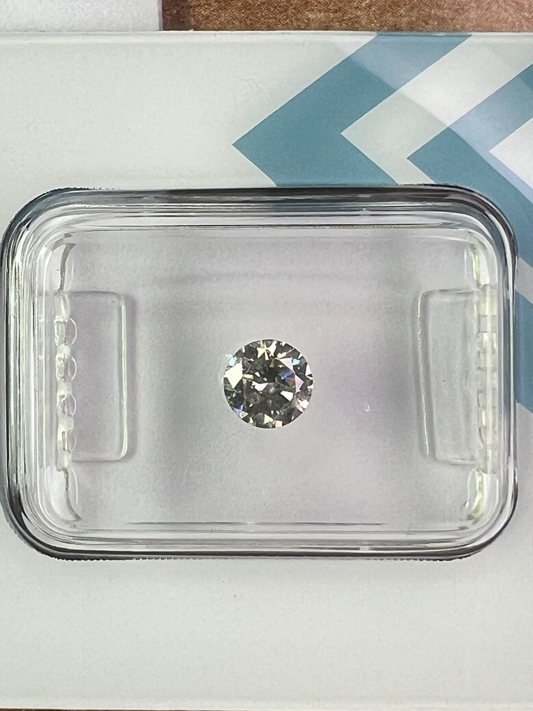 没有保留价 - 1 pcs 钻石  (天然)  - 0.45 ct - 圆形 - K - SI1 微内含一级 - 国际宝石研究院（IGI） #1.0