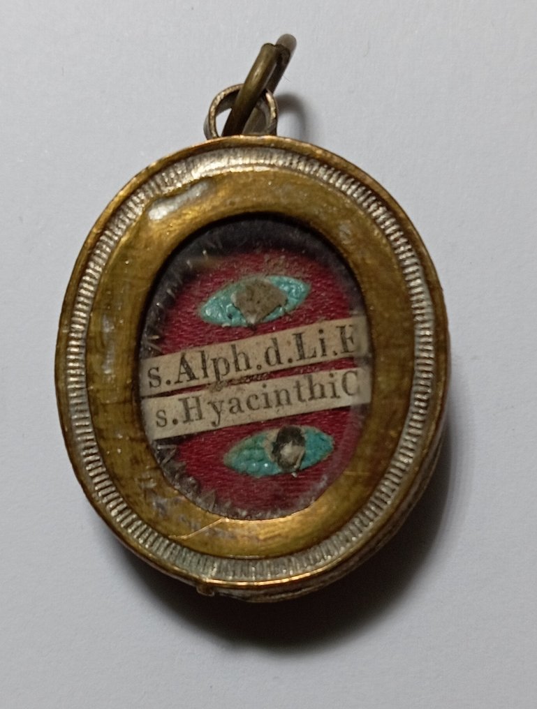 Λειψανοθήκη - Ορείχαλκος - 1850-1900 - Σαντ'Αλφόνσο Μαρία ντε' Λιγουόρι - Άγιος Γεδεών Οδρουάζ #1.0