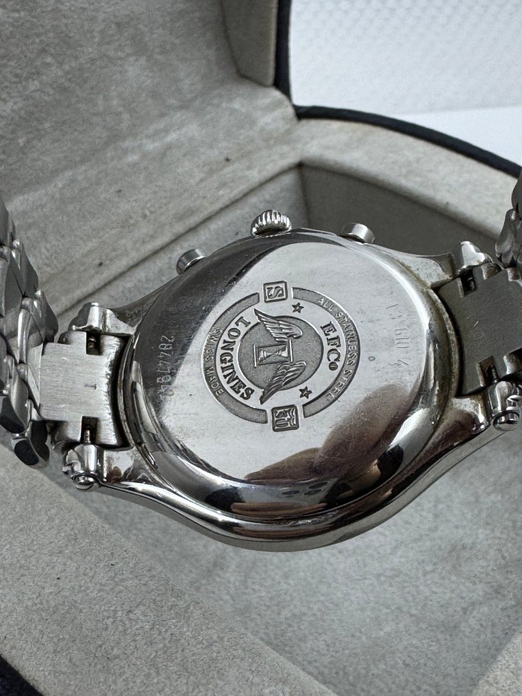 Longines - Golden Wing Chronograph White Dial - χωρίς τιμή ασφαλείας - l3.610.4 - Άνδρες - 1990-1999  #2.1