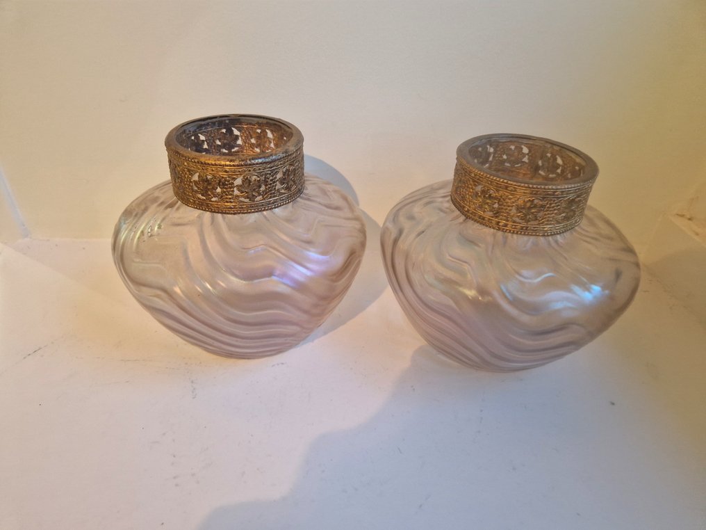 Kralik - Vase (2) - Gilt brass #2.1