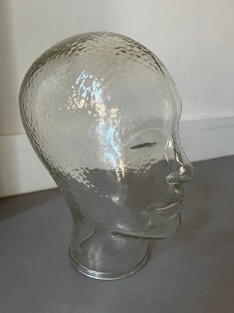 人体模型 - Vintage glazen hoofd - 玻璃 #1.0