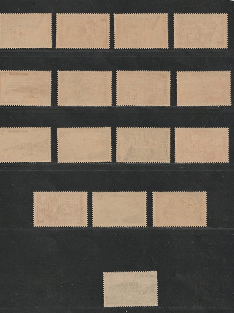 Monaco 1939/1940 - 2 ensembles complets - Yvert 184, 200/214 #1.0