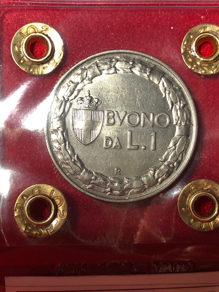 Italia, Regno Vittorio Emanuele III. 1 Lira 1922 (Senza prezzo di riserva) #1.0