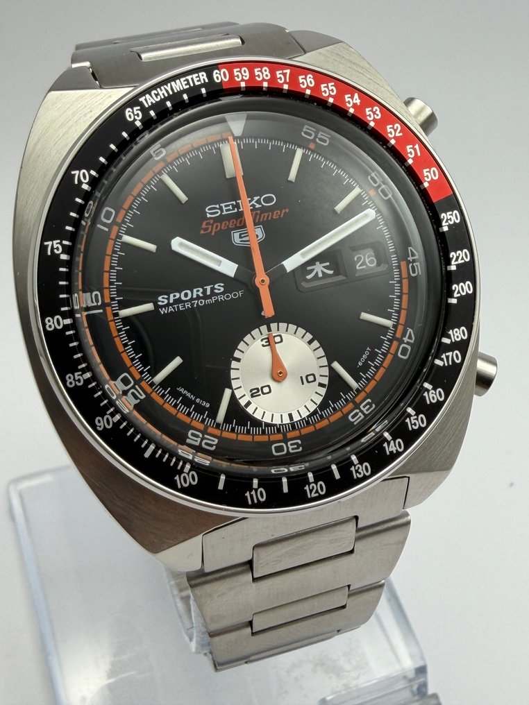 Seiko - Speedtimer “Coke” 6139-6030 Chronograph - Ingen mindstepris - Mænd - 1970 #1.0