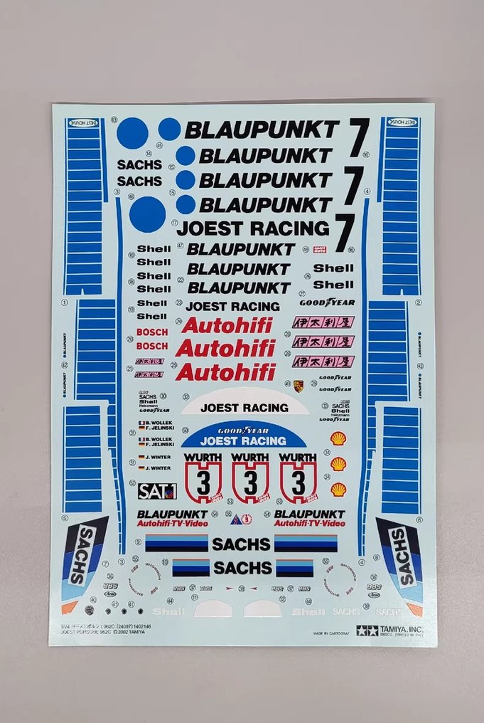 Tamiya 1:24 - Modelauto - Joest Porsche 962C #2.1