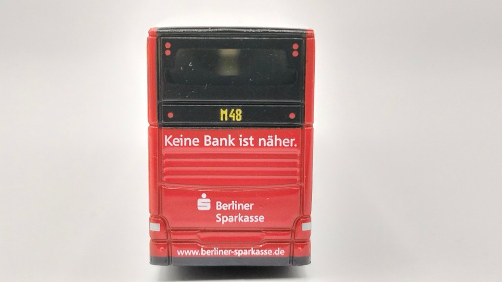 RIBU by Rietze Models N - 16135 - Οχήματα τρένων μοντελισμού (1) - MAN-DD λεωφορείο - BVG #3.2