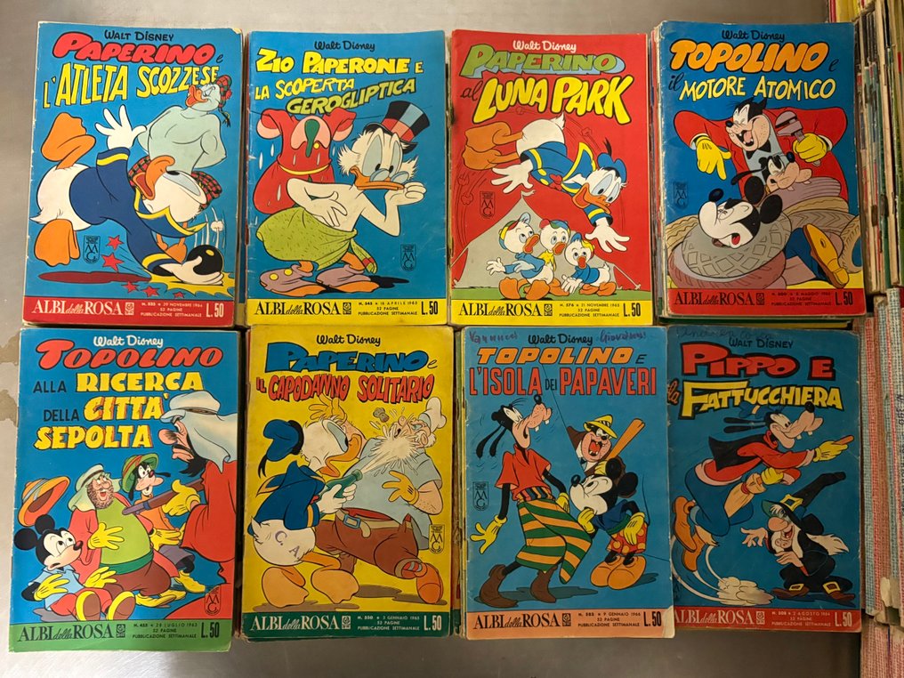 albi della rosa 405/600 - Lotto di 70 libretti - 70 Comic - Első kiadás - 1962/1966 #2.1