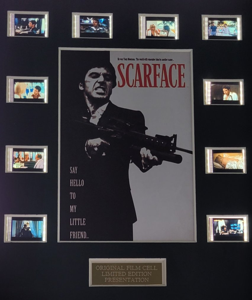 Scarface - Framed Film Cell Display with COA #1.0