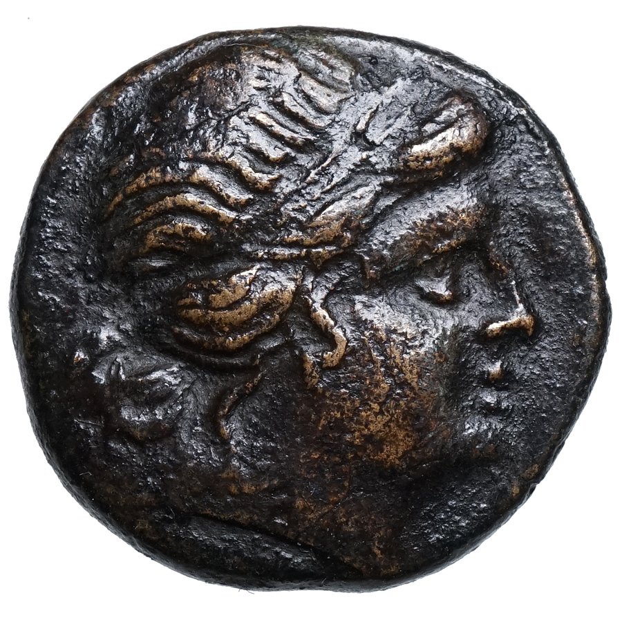 色雷斯，Mesembria (~200 BCE) Apollo, Athena Promachos  (沒有保留價) #1.0