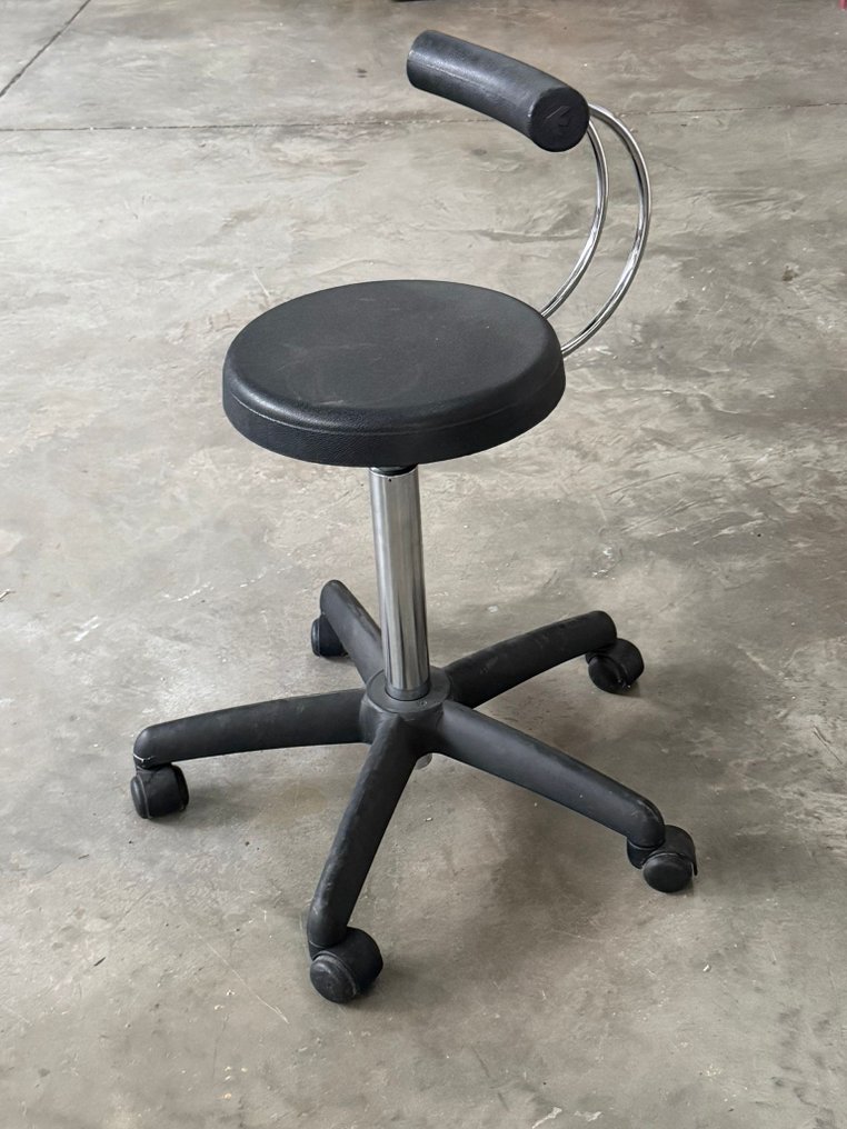 Tuoli - Metalli, Nahka - Sedia professionale #1.0