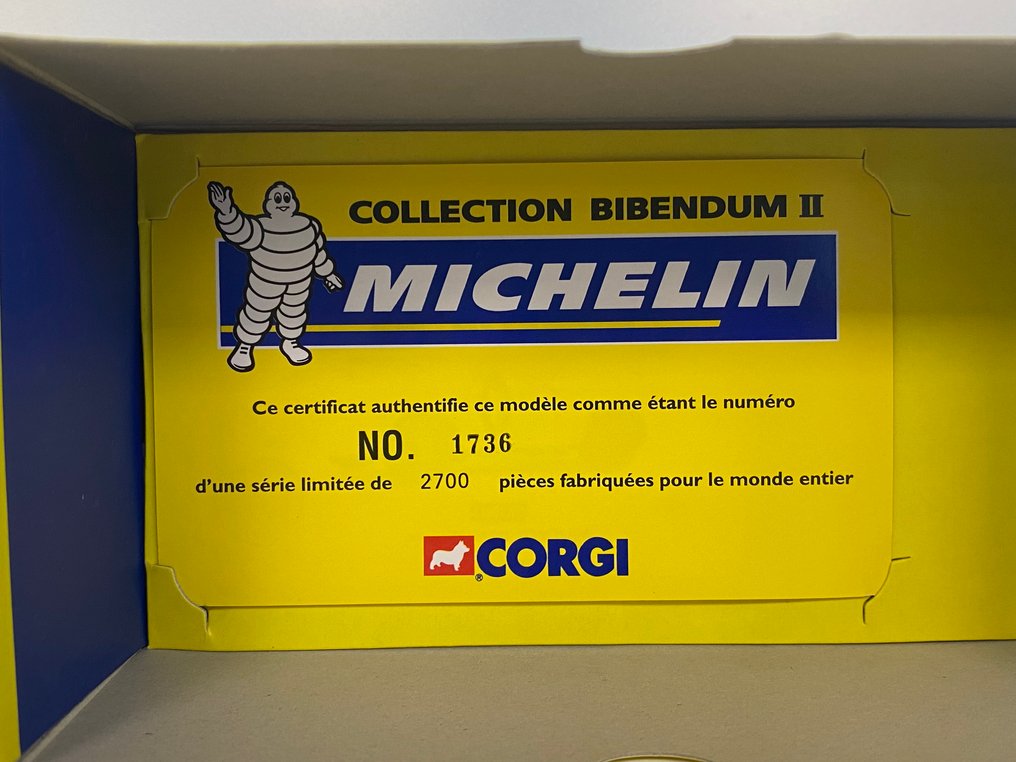 Corgi 1:43 - 模型麵包車 - Peugeot D3A Michelin - 限量版，已售罄 #4.3