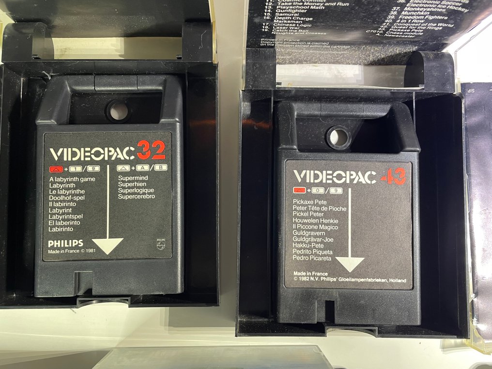 Philips - Videopac - lot of 5 - Βιντεοπαιχνίδια - Στην αρχική του συσκευασία #4.3