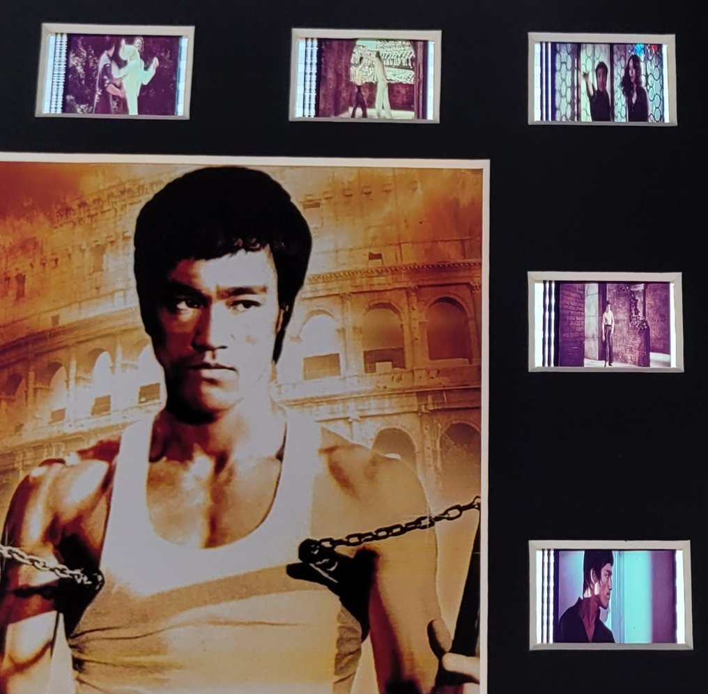Bruce Lee - Way of the Dragon - Framed Film Cell Display with COA #1.0
