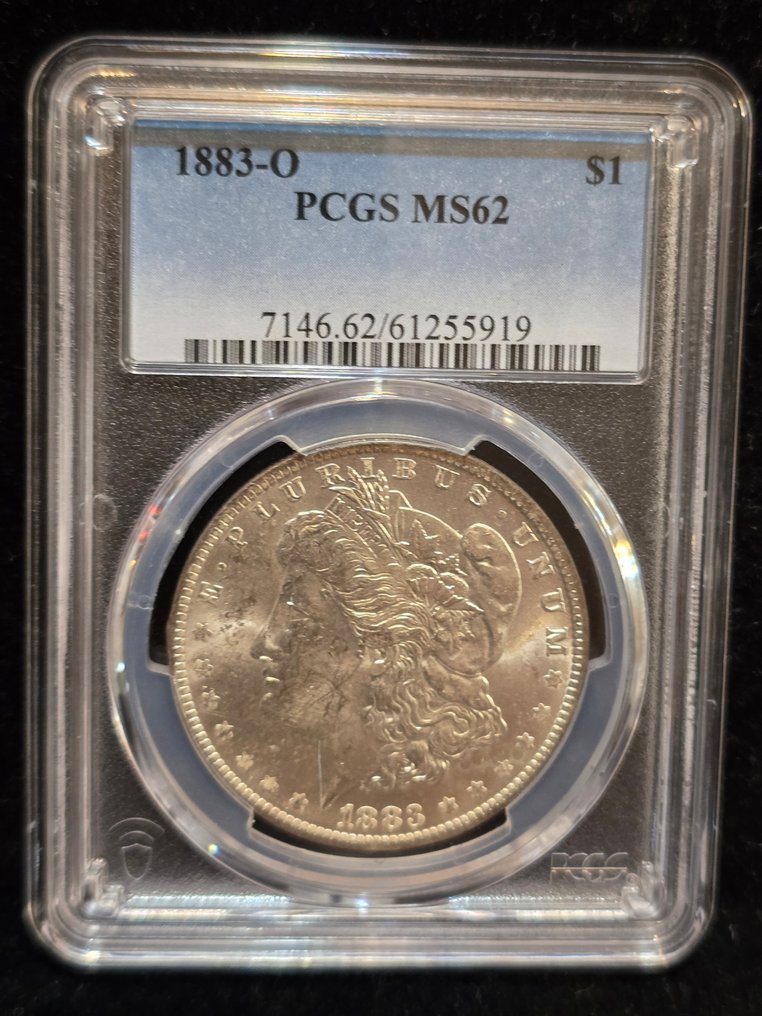 Ηνωμένες Πολιτείες. Morgan Dollar 1883-O. PCGS MS62 #2.1