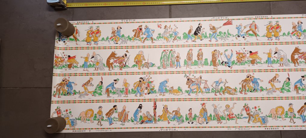 Tintin - Tintin oud behangpapier - 1 Tapete - 1950 #4.3