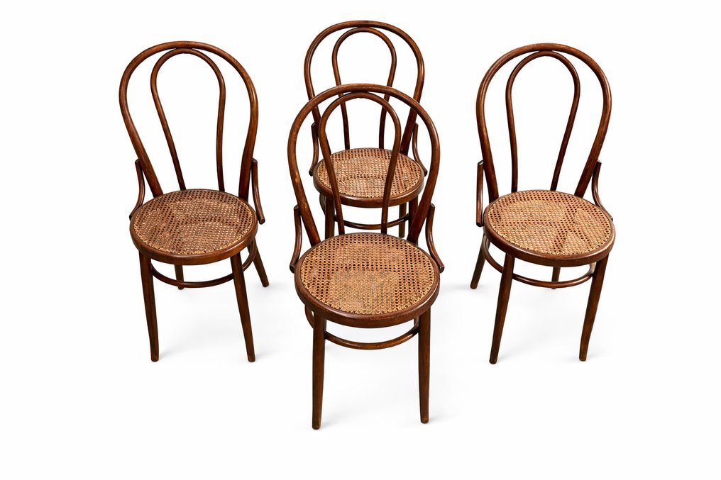 stile thonet - Stol (4) - Trä, Vienna straw - Stolar i halm #1.0