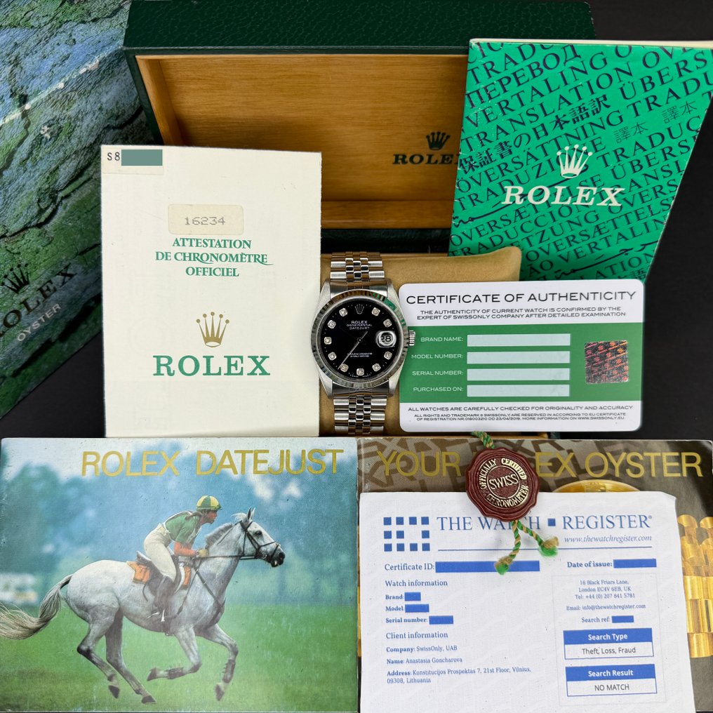 Rolex - Datejust - 16234 - Unisex - 1994 #1.0
