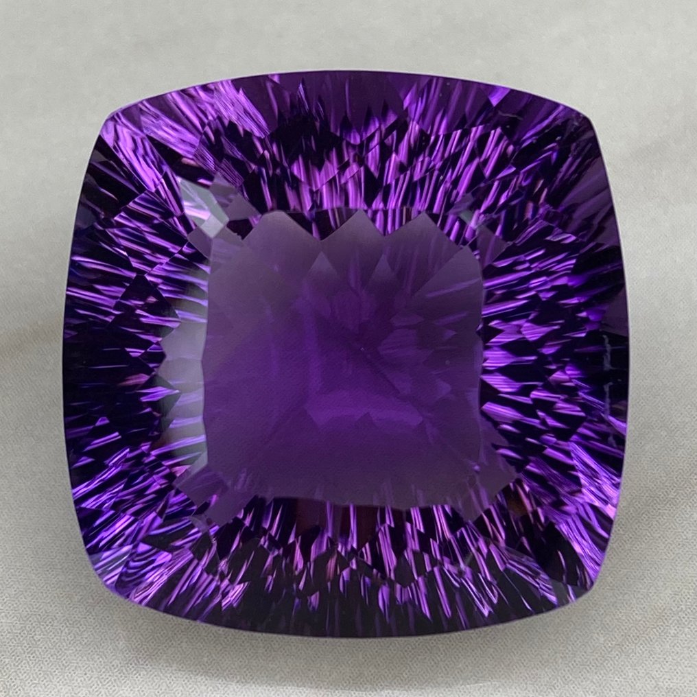没有保留价 紫色 紫水晶 - 77.75 ct - 国际有色宝石协会(ICA GemLab) - 专属精准切割 #1.0