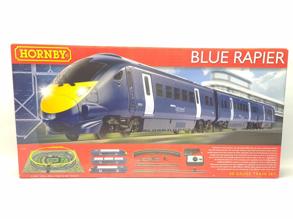 Hornby 00 - R1139 - 火車單元 (1) - 4件套Blue Rapier Class 395 - Southeastern #1.0