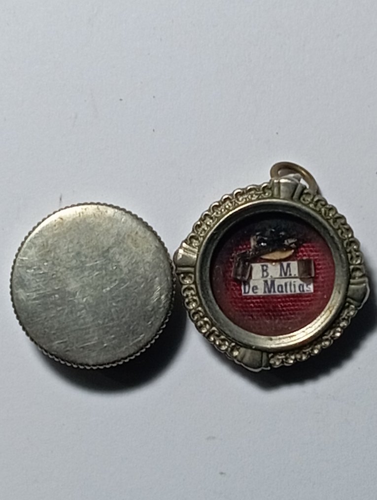 Λειψανοθήκη - Επάργυρο, Γυαλί, Textile - 1850-1900 - Beata Maria De Mattias #2.1