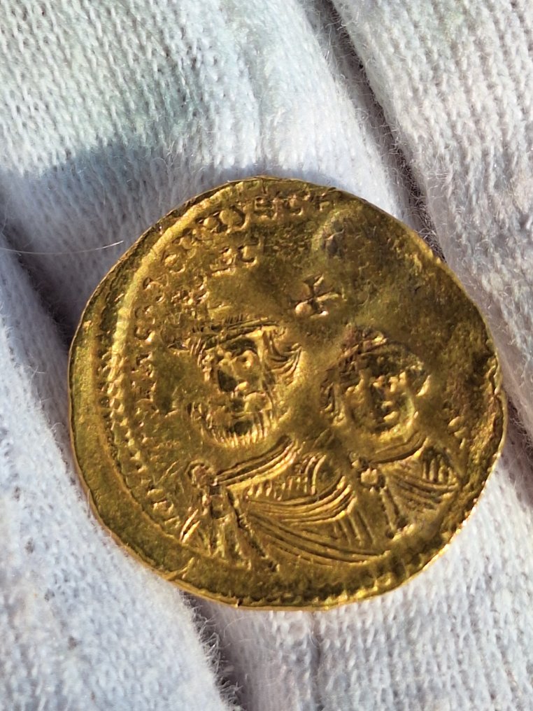 Empire byzantin. Héraclius (610-641 apr. J.-C.). Solidus Constantinople #1.0
