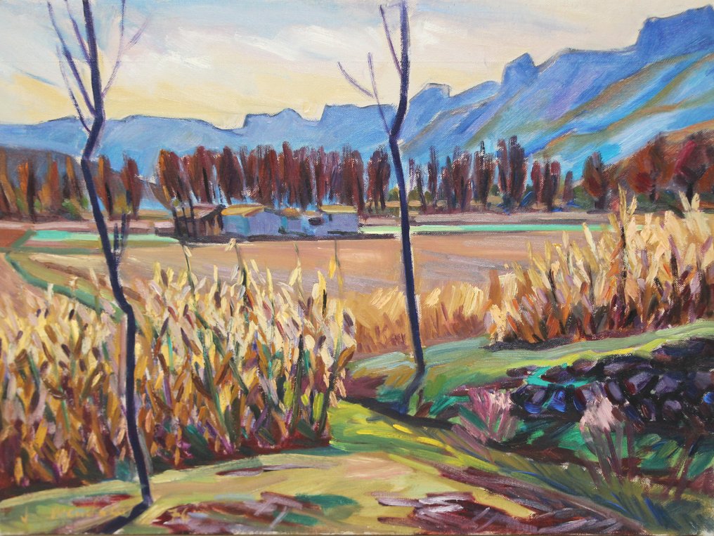 Juan Mendoza Marruedo (1929) - Paisaje de Olot #1.0