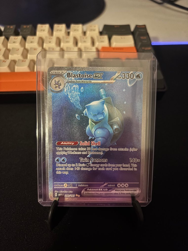 Pokémon - 8 Card - Blastoise, Persian, Rapidash 压膜, 完整艺术 - Black & White #1.0