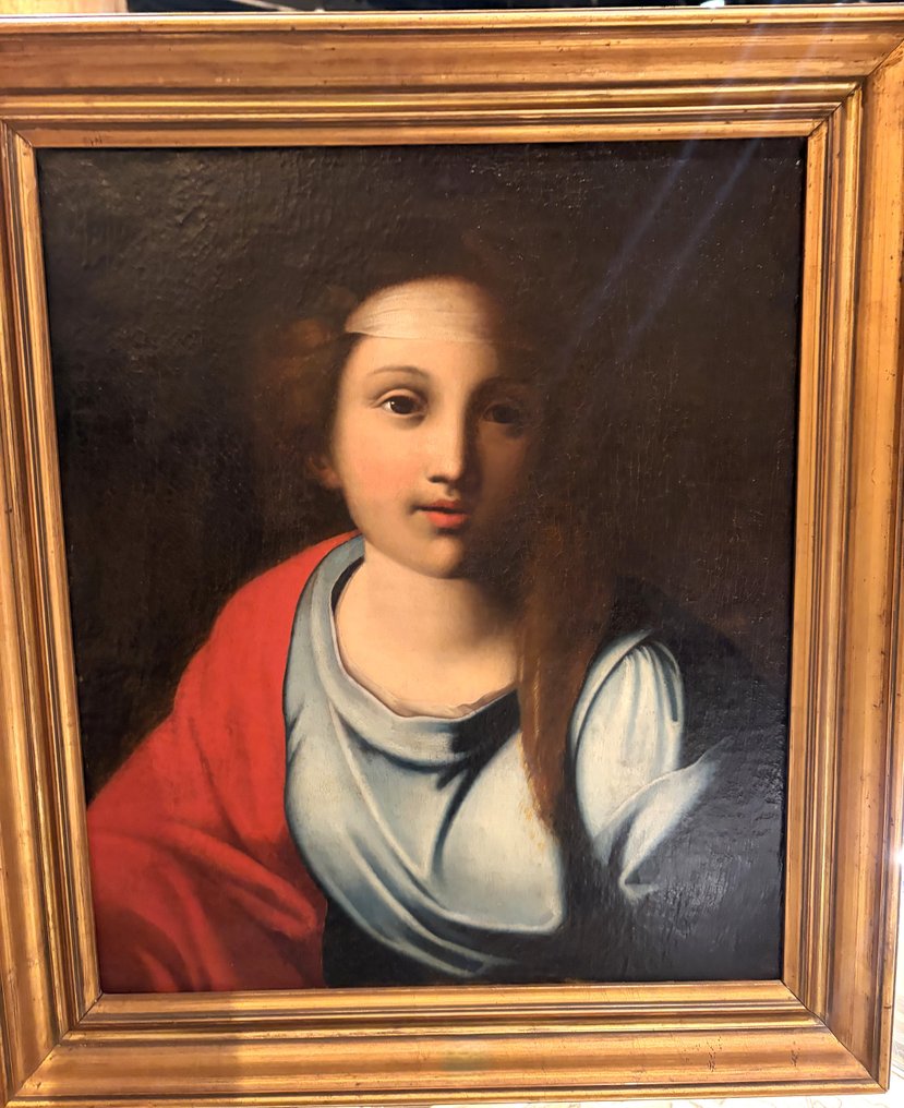 Michelangelo Merisi da Caravaggio (1571-1610), Po - Sybille mit halb beschattetem Gesicht #3.2