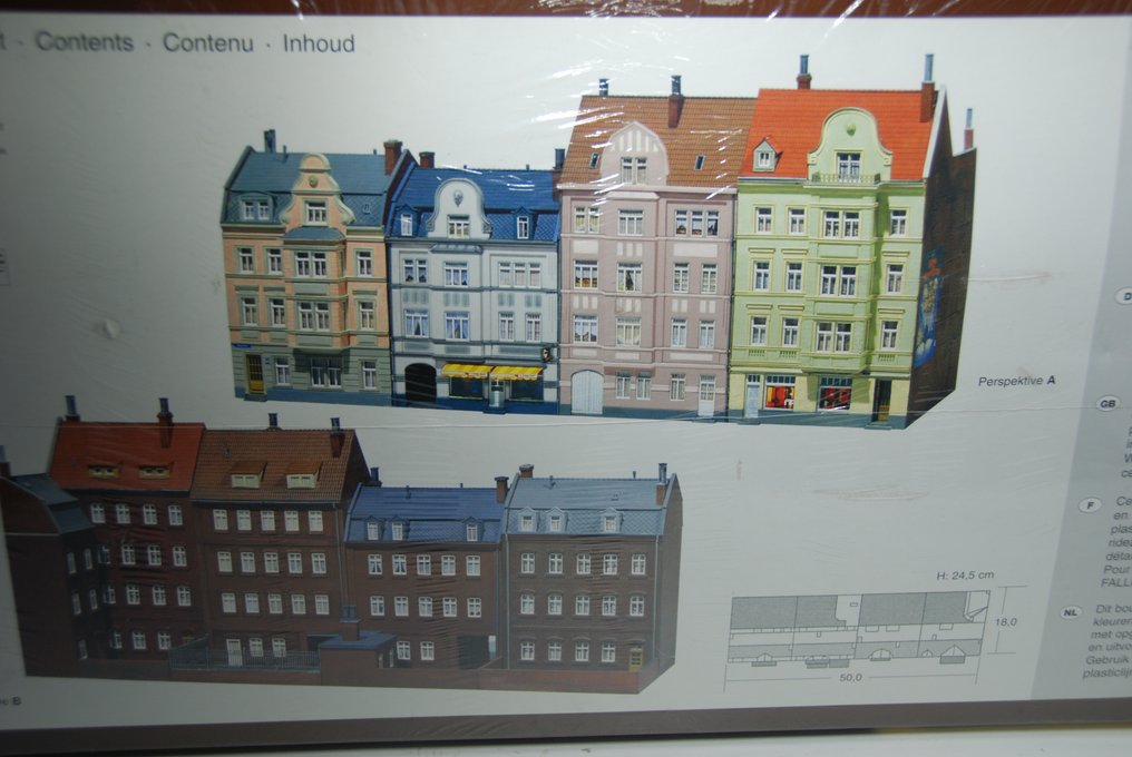 Faller H0 - 915 - 模型火車風景 (1) - 德国制造；盒子包含940个塑料部件；荷兰语的说明文字可见 #2.1