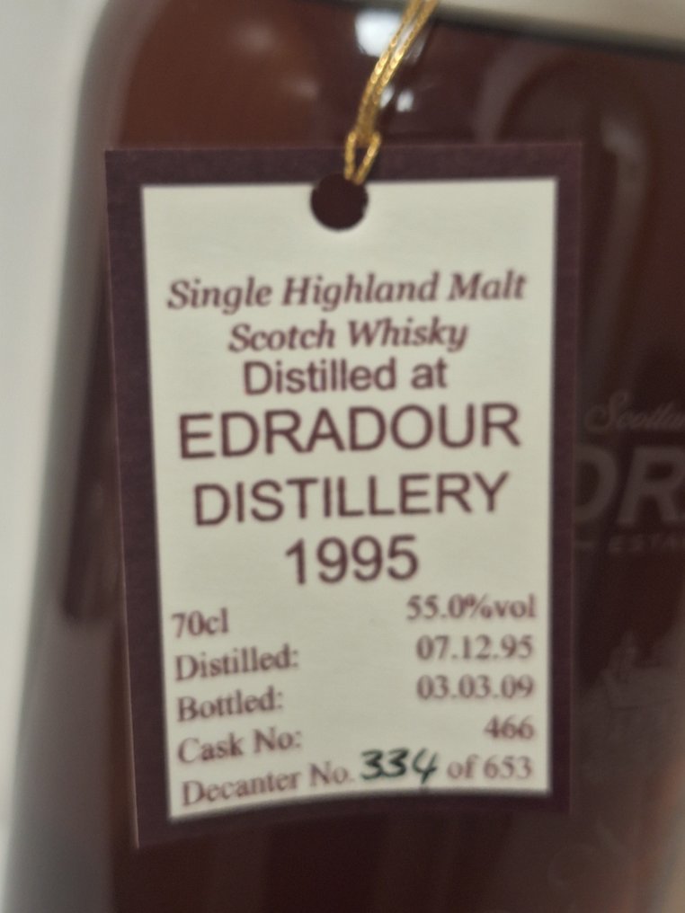 Edradour 1995 Natural Cask Strength - Signatory Vintage  - b. 2009  - 70cl #3.2