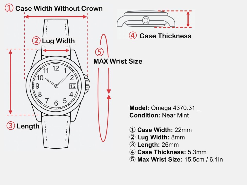 Omega - De Ville - χωρίς τιμή ασφαλείας - 4370.31 - Γυναίκες - 1990-1999  #2.1