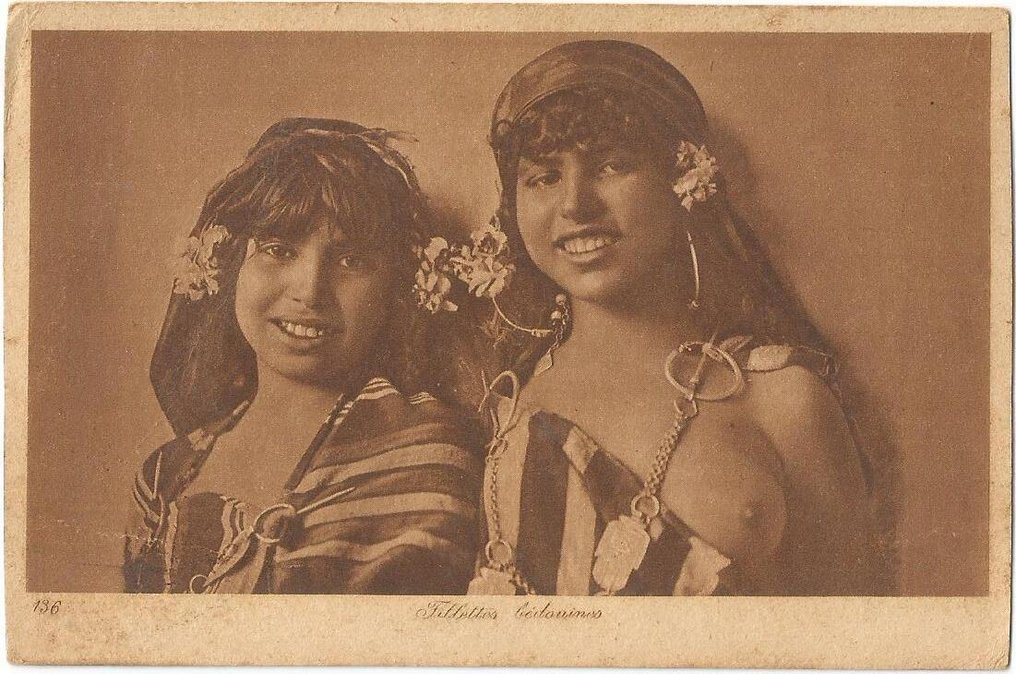 埃及, 阿尔及利亚, 摩洛哥, 突尼斯 - 裸体 - 北非的裸体 - 明信片相册 (41) - 1922-1923 #3.2