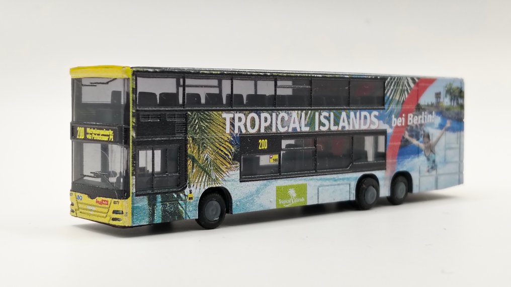 Rietze N - 16992 - Οχήματα τρένων μοντελισμού (1) - MAN DL07 λεωφορείο Tropical Islands - BVG #1.0