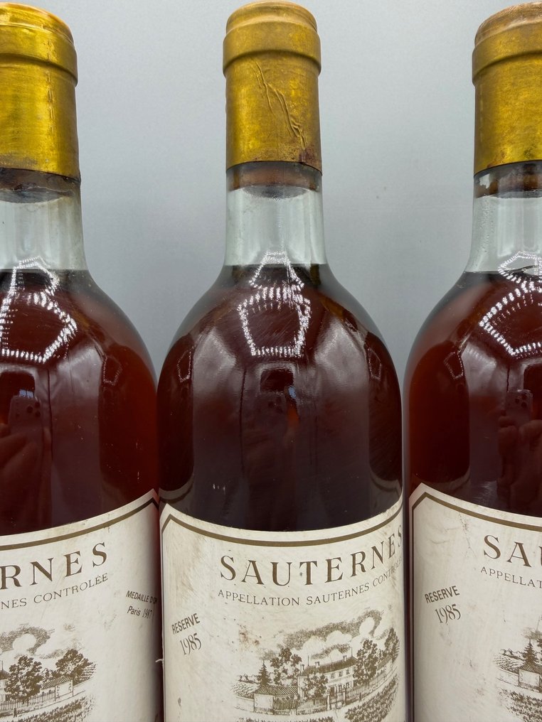 1985 Chateau Haut-Bergeron - Sauternes - 3 Sticle (0.75L) #2.1