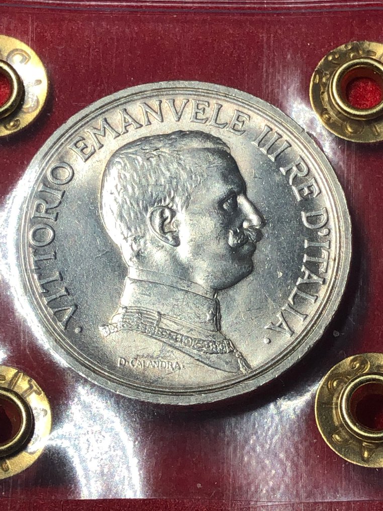 Ιταλία, Βασίλειο Vittorio Emanuele III. 2 Lire 1916 "Quadriga Briosa"  (χωρίς τιμή ασφαλείας) #1.0