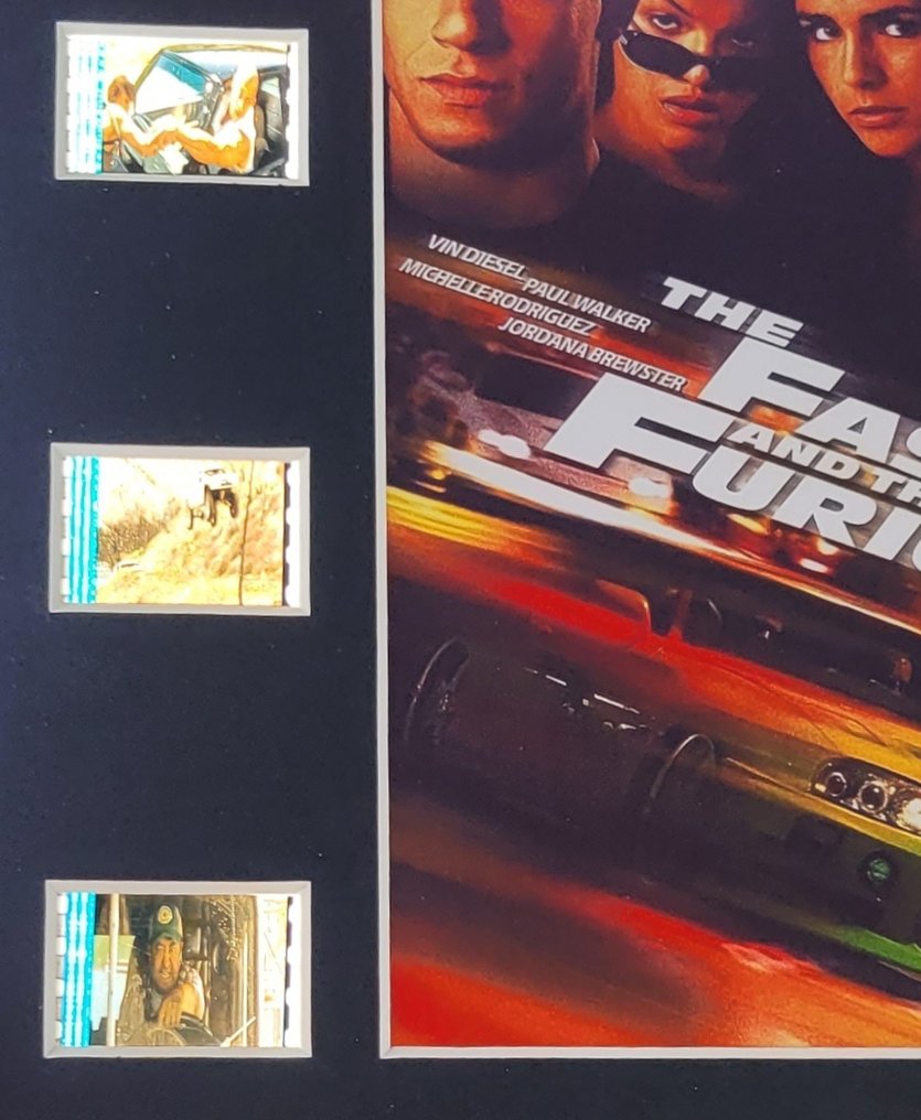 Fast and the Furious - Framed Film Cell Display with COA #4.3