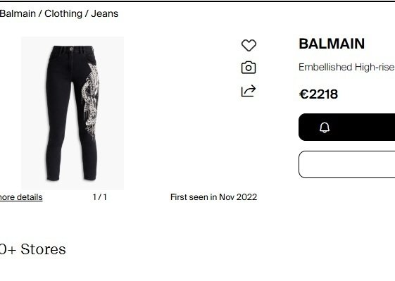 BALMAIN - RRP 2200 Eur - 牛仔褲 - New with tags #2.1