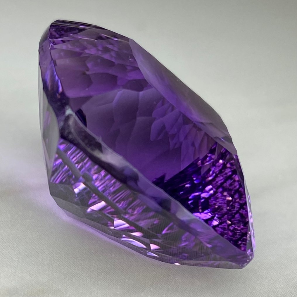没有保留价 紫色 紫水晶 - 77.75 ct - 国际有色宝石协会(ICA GemLab) - 专属精准切割 #3.2