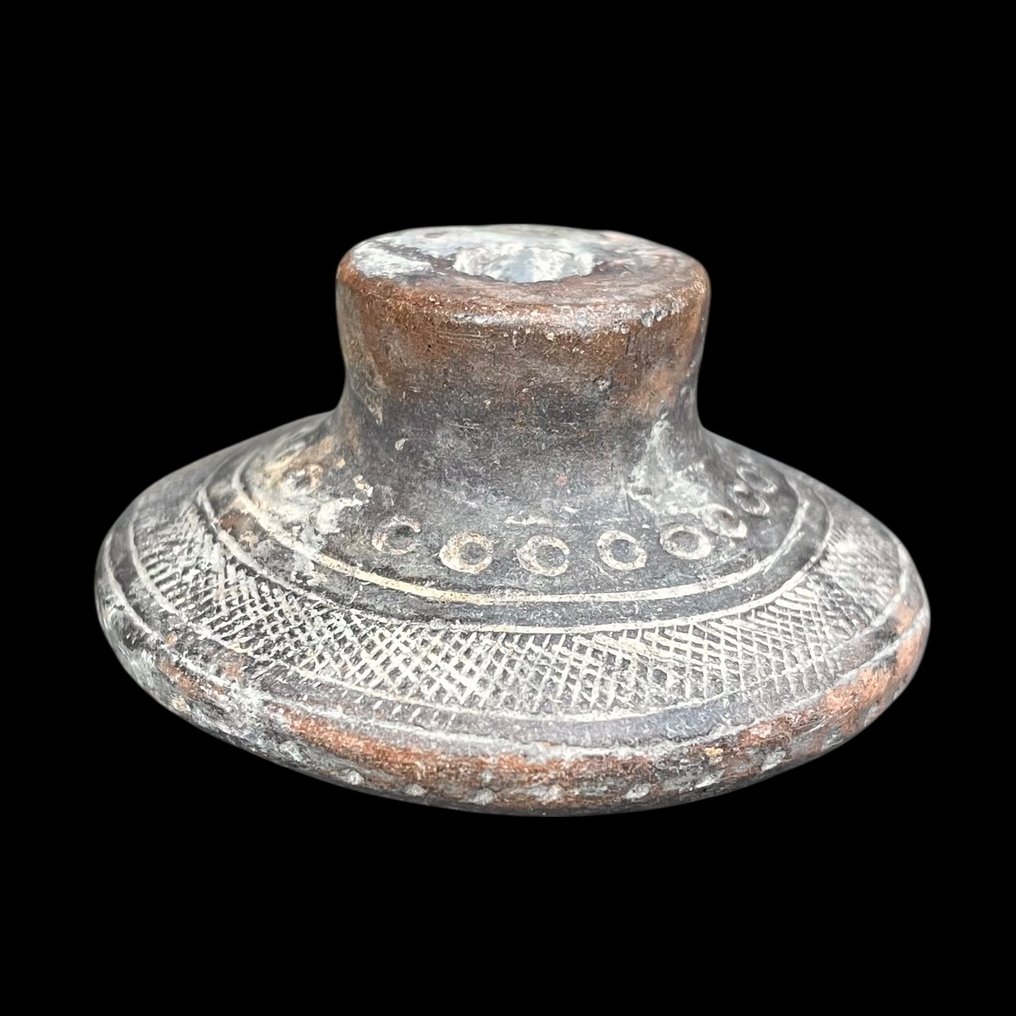 Precolumbiaanse Malacate Terracota Spinsteen de malacate - 25 mm (Sem preço de reserva) #1.0