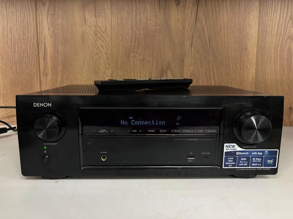 Denon - AVR-X540BT 固态多通道接收器 #4.3