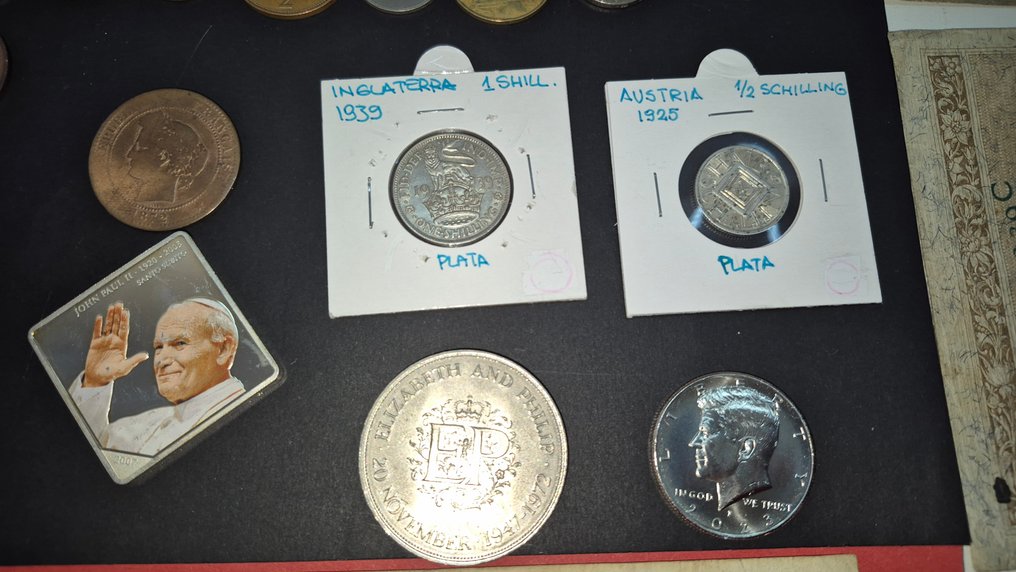 Verden. Collection of coins incl. silver (90 items) (Ingen mindstepris) #2.1