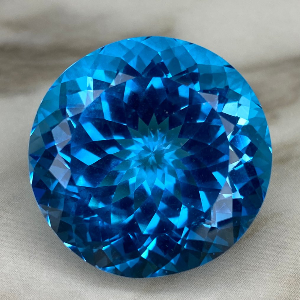 没有保留价 蓝色 黄宝石 - 75.55 ct - 国际有色宝石协会(ICA GemLab) #1.0