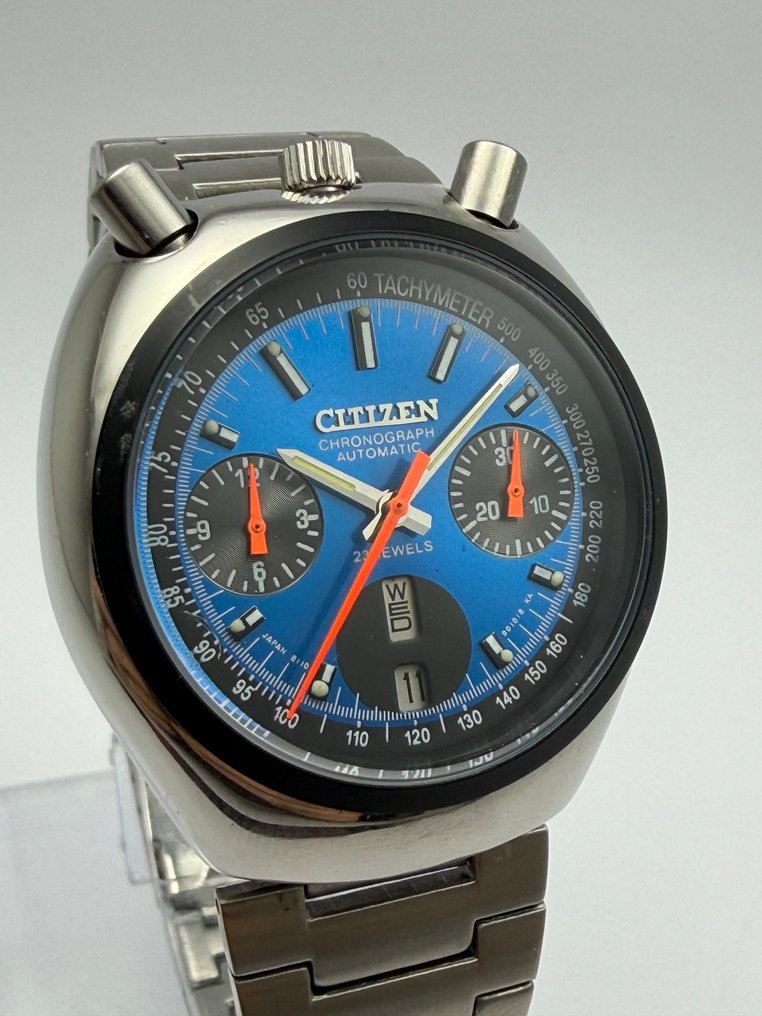 Citizen - Chronograph Bullhead 8110A 67- Automatic Serviced - 没有保留价 - 男士 - 1970-1979  #4.3