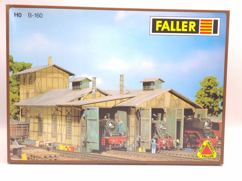 Faller H0轨 - B-160 - 模型火车拼搭套件 (1) - 机车仓库‘Duderstadt’，三轨 #1.0