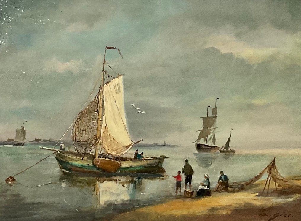 André Gior (XX) - Strandgezicht #1.0